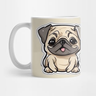 Cute pug puppy Mug